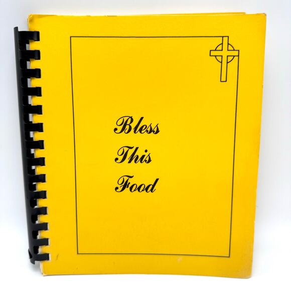 Bless This Food Lutheran Church Cookbook Helena Montana Vintage 80s Recipes - Picture 1 of 7